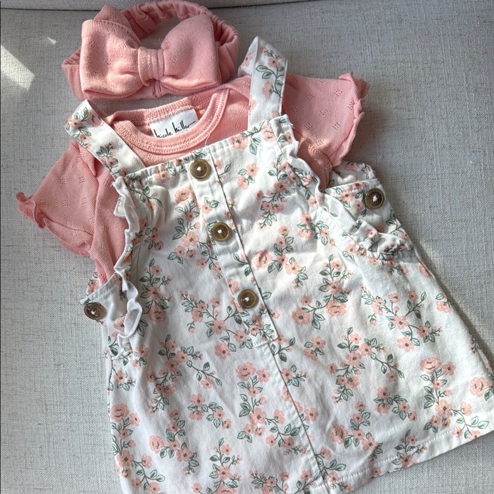 Baby girl dress & headband